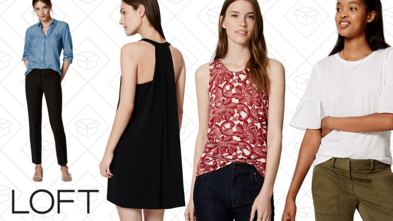 50% off at LOFT with code LUCKY50